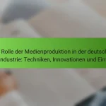 Die Rolle der Medienproduktion in der deutschen Filmindustrie: Techniken, Innovationen und Einfluss