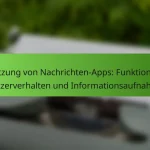 Nutzung von Nachrichten-Apps: Funktionen, Nutzerverhalten und Informationsaufnahme