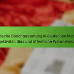 Politische Berichterstattung in deutschen Medien: Objektivität, Bias und öffentliche Wahrnehmung
